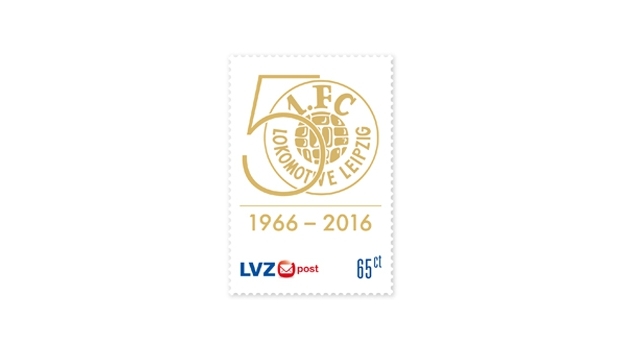 Eine Briefmarke für Lokomotive Leipzig
