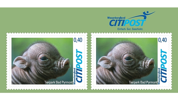 Briefmarken aus dem Zoo Bad Pyrmont