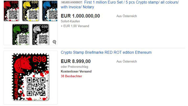 Krypto Stamp für 1.000.000 Euro?