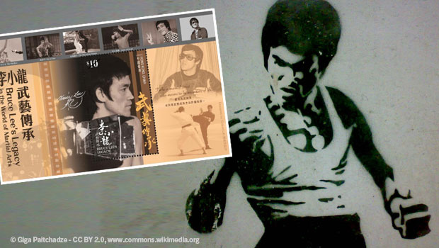 Bruce Lee: Block und Marken zum 80. Geburtstag