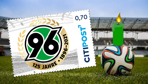 Neue Briefmarke der CITIPOST: 125 Jahre Hannover 96