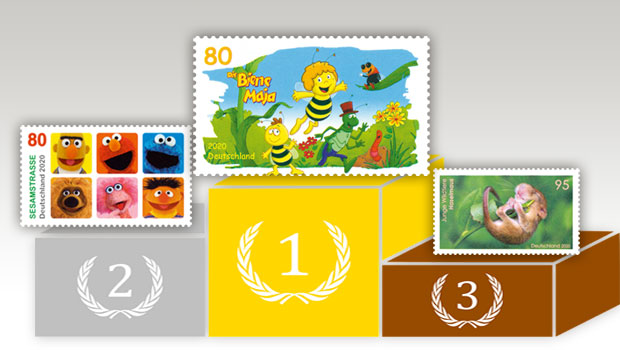 Umfrage der Deutschen Post: Biena Maja ist schönste Briefmarke 2020