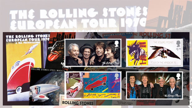 Briefmarken für die Stones: 60 Jahre Rock ’n’ Roll